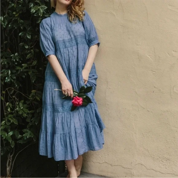 Dôen Minetta Dress in Ciel size S - Picture 1 of 9